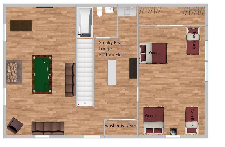 Smoky Bear Lodge With Guest House, Hot Tub, 1089 Free Tickets Each Paid Day, Dollywood And More Sevierville Exterior photo